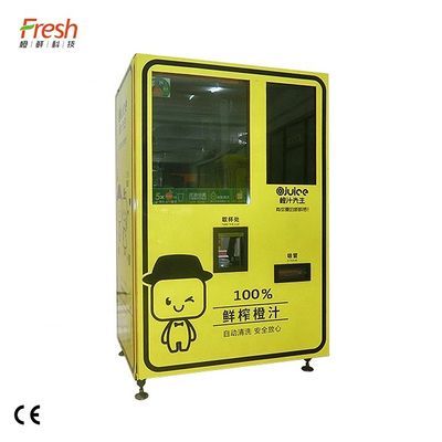 Frischer orange Juice Vending Machine Smart Extractor fertigte Farbe besonders an