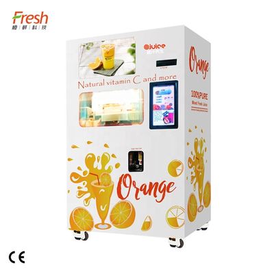 Kommerzielles orange Apple Juice Vending Machine Automatic 220V fertigte Farbe besonders an
