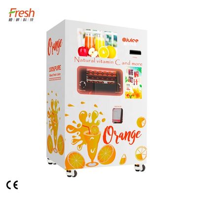 Kommerzielles orange Apple Juice Vending Machine Automatic 220V fertigte Farbe besonders an