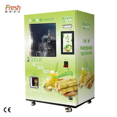 Frischer Juice Sugarcane Vending Machine 220V automatisch für Supermarkt