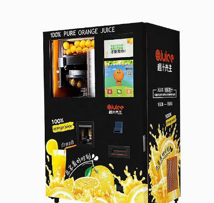 Frische Frucht-Juice Vending Machine 800W Saimon PLC-Druckbehälter für Flughafen