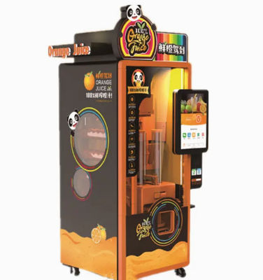 Kundenspezifischer automatischer orange Juicer 110V - 220V Juice Vending Machine Commercial Freshs