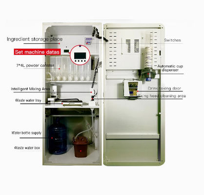 Milch-Tee-Augenblick-frischer orange Juice Vending Machine Automatic With-Touch Screen