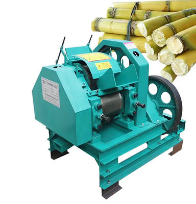 kleine Sugar Cane Squeezer Vertical Sugarcane Juice Zerkleinerungsmaschinen-Maschine 1000kg/H