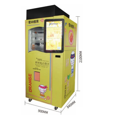 Edelstahl orange Juicer-Automaten-Auto für Nahrungsmittel und Getränke