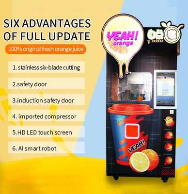 Gefrorener gefrorener frischer Automat Juice Vending Machine Automatic Oranges Apple
