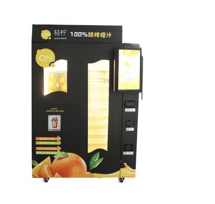 Obstsalat drückte frisch orange Juice Vending Machine With-32-Zoll-Bildschirm zusammen