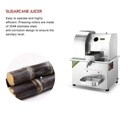 Schrauben-Energie Sugar Cane Squeezer Stainless Steel 220V Sugar Cane Juice Extractor