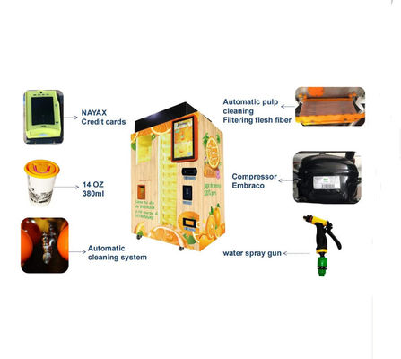 Asphaltieren Sie automatischen frischen zusammengedrückten orange Juice Machine Extractor Android System