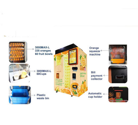 Asphaltieren Sie automatischen frischen zusammengedrückten orange Juice Machine Extractor Android System