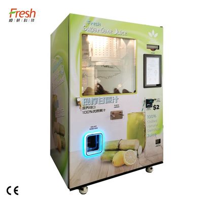 Edelstahl-Fruchtsäfte Automaten Silber Automatische Münze Rechnung Kreditkarte Flüssigkeit Dispenser