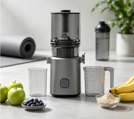 Fresh Smart HJ303 Extra-Wide Slow Masticating Juicer – Der Entsafter, der eine ganze Ananas (und Ihre ganze Familie) mit 155mm Einfüllschacht, 2400ml Behälter, 200W Kaltpressung & Selbstreinigungsfunktion bewältigt