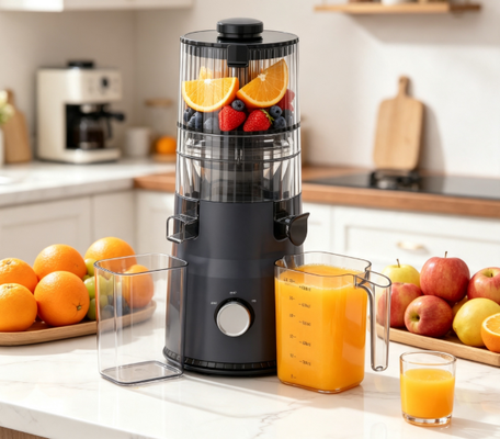 Frischer Smart HJ103 Kompakter, langsam kauender Saftsauger Der perfekte Reisebegleiter für ein gesundes Leben unterwegs mit 135mm breiter Schleife, 200W Kaltpresse und Selbstreinigung