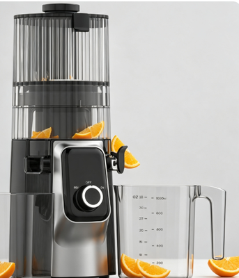 Frischer Smart HJ102C Langsam kauender Saftsauger Der Saftsauger, der jeden Tropfen zählt mit 3 einstellbaren Geschwindigkeiten, 135mm breiter Schieberegler, 200W Kaltpresse und Selbstreinigung