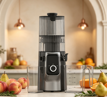 Frischer Smart HJ102C Langsam kauender Saftsauger Der Saftsauger, der den Bauernmarkt mit 3 einstellbaren Geschwindigkeiten, 135mm breiter Schieberegler, 200W Kaltpresse und Selbstreinigung in Ihre Küche bringt
