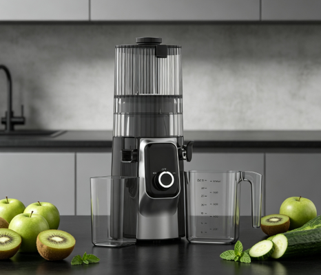 Frischer Smart HJ102C Langsam kauender Saftsauger Der Saftsauger, der Ihnen jedes Mal den perfekten Druck gibt mit 3 einstellbaren Geschwindigkeiten, 135mm breiter Sprungschleifer, 200W Kaltdruck und Selbstreinigung