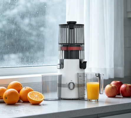 Fresh Smart HJ102B Slow Masticating Juicer – Starten Sie Ihren Tag gesund mit 135mm Einfüllöffnung, 200W Kaltpressung, Selbstreinigungsfunktion & familienfreundlicher Sicherheitsverriegelung