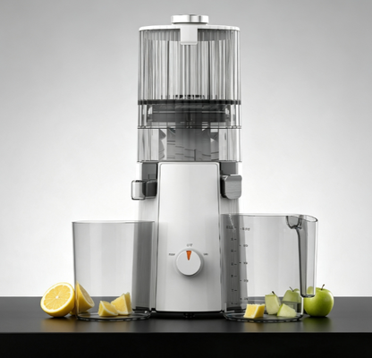 Fresh Smart HJ102A Reise- & Mobile Lifestyle Slow Juicer – Leichter 200W tragbarer Entsafter mit 135mm breitem Einfüllschacht, Dual-Voltage globale Kompatibilität für gesunde Ernährung unterwegs