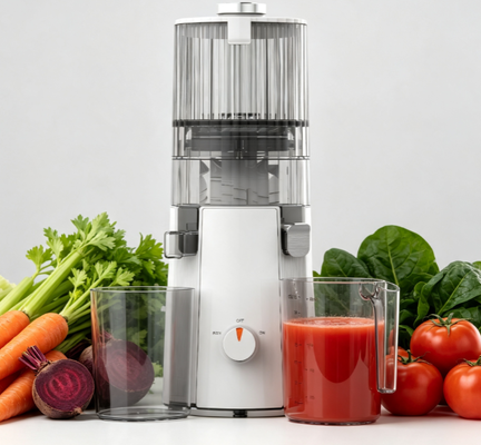 Fresh Smart HJ102A Luxus-Edition Slow Juicer – Premium 200W Kaltpress-Extraktor mit 135 mm breitem Einfüllschacht, 55 U/min Präzisionsmotor, elegantes Design & Deluxe-Verpackung für den anspruchsvollen Kenner