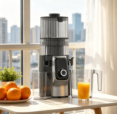 Filterfreier, leicht sauberer, langsamer Saftsauger HJ102C, sicherer, BPA-freier Nährstoffrückhaltesaft-Extraktor