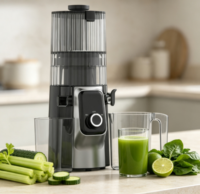 Frischer Smart HJ102C Vollfrüchte-Slow-Säufegerät 135mm No-Prep-Futter-Schuhe, 200W-Motor, leicht zu reinigen Design