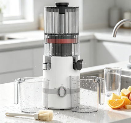 Frischer Smart HJ102B Breitflächiger, langsam kauender Saftsauger mit 135mm-Rutsche, 200W-Motor, BPA-frei
